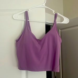 Purple Lululemon Align Tank, Worn once, did not fit me! Great quality!
